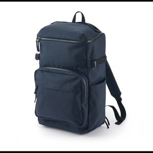 NWT Muji Less Tiring Wide Opening Water Repellant Backpack